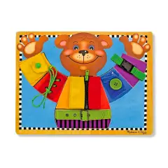 Tavola Orsetto delle Chiusure e delle Allacciature - Motricità fine