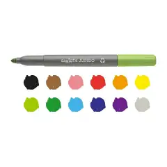 Schoolbox Ecofamily Jumbo Carioca Pennarelli 72 Pezzi - Pennarelli