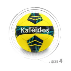 Pallone Calcio Professional Taglia 4 Bianco-Giallo (consegnato sgonfio) - Palle e palloni