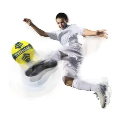 Pallone Calcio Professional Taglia 4 Bianco-Giallo (consegnato sgonfio) - Palle e palloni