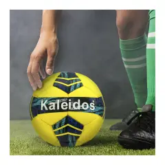 Pallone Calcio Professional Taglia 4 Bianco-Giallo (consegnato sgonfio) - Palle e palloni