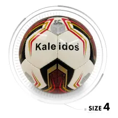 Pallone Da Calcio Professional Misura 4 Bianco-Rosso-Oro (consegnato sgonfio) - Palle e palloni