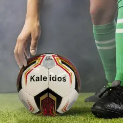 Pallone Da Calcio Professional Misura 4 Bianco-Rosso-Oro (consegnato sgonfio) - Palle e palloni