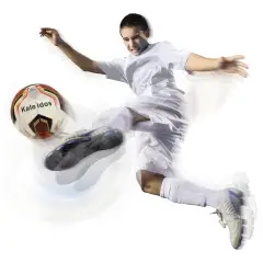 Pallone Da Calcio Professional Misura 4 Bianco-Rosso-Oro (consegnato sgonfio) - Palle e palloni