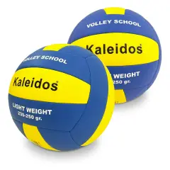 Pallone Pallavolo Volley School Misura 5 Blu - Giallo (consegnato sgonfio) - Palle e palloni
