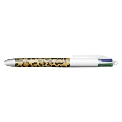 Penna Bic 4 Colori Animal Print Blister 3 Pezzi - penne pennarelli ufficio