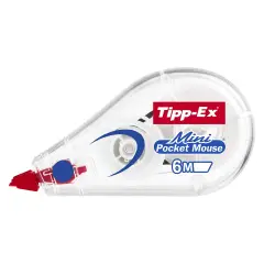 Correttore A Nastro Tipp-Ex Mini Pocket Mouse 5mm x 6m Blister 2+1 - penne pennarelli ufficio