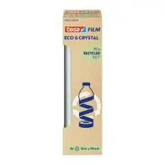 Nastro Adesivo Eco&Crystal Mm. 19x10 Mt. 8 Rotoli - Nastri adesivi e colle