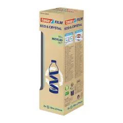 Nastro Adesivo Eco&Crystal Mm. 19x10 Mt. 8 Rotoli - Nastri adesivi e colle