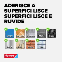 Velcro Autoadesivo Ultra Power Lock Mm. 25x1 Mt. - Nastri adesivi e colle