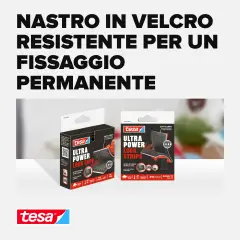 Velcro Autoadesivo Ultra Power Lock Mm. 25x1 Mt. - Nastri adesivi e colle
