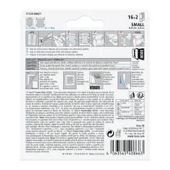 Powerstrips Click Small - Strisce Autoadesive con Sistema di Aggancio e Sgancio 16x2 Pezzi - Nastri adesivi e colle