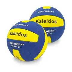 Pallone Pallavolo Volley Kids Misura 5 Blu - Giallo (consegnato sgonfio) - Palle e palloni