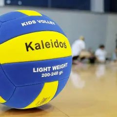 Pallone Pallavolo Volley Kids Misura 5 Blu - Giallo (consegnato sgonfio) - Palle e palloni