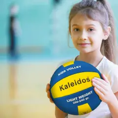 Pallone Pallavolo Volley Kids Misura 5 Blu - Giallo (consegnato sgonfio) - Palle e palloni