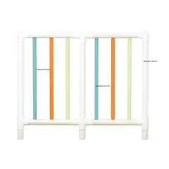 Copritermosifone Baby Arcobaleno, Protezione termosifoni per asili e scuole, Ignifugo e Certificato - Copritermo