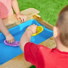 Tavolo Multifunzione Picnic E Sabbiera 2in1 In Legno Fsc - Giochi acqua e sabbia