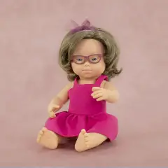 Bambola Inclusiva Con Sindrome Di Down, Gioco Educativo alla Diversità - Bambole e accessori