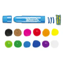 Carioca Temperello School Box 96 Tempere Solide in Stick - materiale da disegno