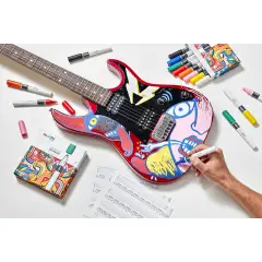 Carioca Plus Marcatori Acrilici 8 Colori - Pennarelli