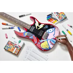 Carioca Plus Marcatori Acrilici 18 Colori - Pennarelli