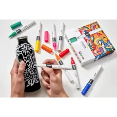 Carioca Plus Marcatori Acrilici 18 Colori - Pennarelli