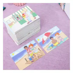 Giochi Didattici Autismo - Storie Sequenziate Con Pittogrammi - Linguaggio