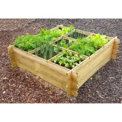 Orto Fioriera in Legno a 9 Scomparti – Orto Rialzato - Giochi acqua e sabbia