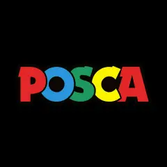 Pennarello Uni Posca - Punta Brush 1-4 mm - Bianco - Pennarelli