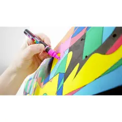 Pennarello Uni Posca - Punta Brush 1-4 mm - Verde - Pennarelli