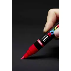 Pennarello Uni Posca - Punta Brush 1-4 mm - Nero - Pennarelli