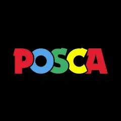 Pennarello Uni Posca - Punta Brush 1-4 mm - Nero - Pennarelli