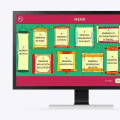 Web App Memoria Verbale Training Cognitivo Online - Prima biblioteca