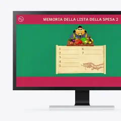 Web App Memoria Verbale Training Cognitivo Online - Prima biblioteca