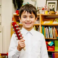 Bastoncino Jingle Stick con 21 Campanelli, Strumento Musicale 26 cm - Educazione musicale