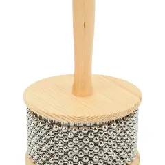Cabasa in Legno per Bambini, Strumento a Percussione Didattico 20 cm - Educazione musicale