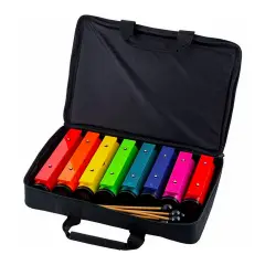 Xilofono Modulare Arcobaleno a 8 Note, Set Didattico Completo - Educazione musicale