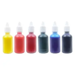 Inchiostri per Marmorizzazione – Set 6 Colori per Creazioni Uniche - Inchiostri e acquerelli