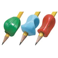 Impugnature Ergonomiche in Gomma per Scrittura, Kit Evolutivo 3 Fasi per Destrimani e Mancini - Accessori ufficio