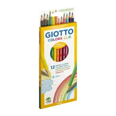 Pastelli Colorati Giotto Colors Smile - 12 Pezzi - Pastelli