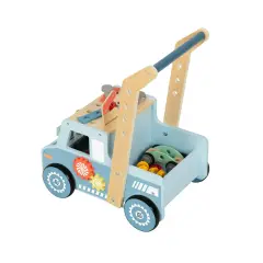 Carrello Primi Passi, Camioncino degli Attrezzi in Legno - Primi giochi