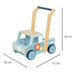 Carrello Primi Passi, Camioncino degli Attrezzi in Legno - Primi giochi