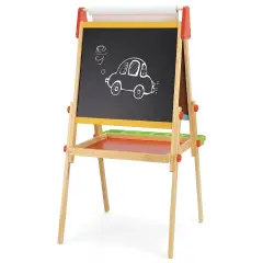 Lavagna Bifacciale Magnetica e Ardesia a Cavalletto Regolabile - Primi giochi