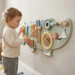Pannello Attività Coccodrillo, Centro Sensoriale e Musicale Montessori - Motricità fine