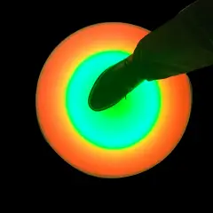 Pedana LED Interattiva a Pressione, Piastrella Sensoriale Rotonda 50 cm - Sviluppo sensoriale