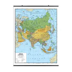 Carta Geografica Asia - Geografia e scienze naturali