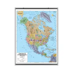 Carta Geografica America Settentrionale - Geografia e scienze naturali