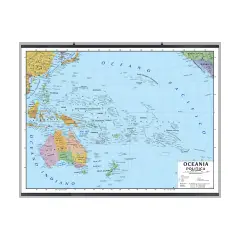 Carta Geografica Oceania - Geografia e scienze naturali