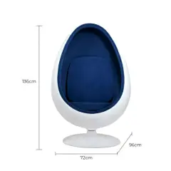 Poltrona Ovetto Insonirizzata, Rifugio Sensoriale con Cassa e Luci LED - Sviluppo sensoriale
