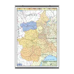 Carta Geografica Piemonte E Valle D'Aosta - Geografia e scienze naturali